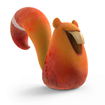 Animation Characters Squirrels Pose 01 Animation Characters
