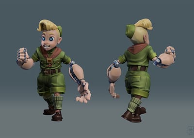 3D Character Model by Ben Thomas