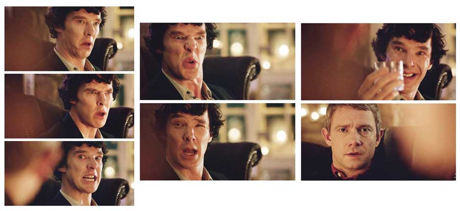 Benedict Cumberbatch in Sherlock