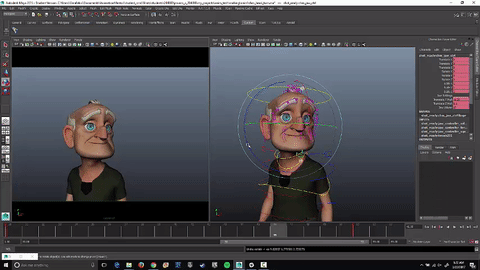 Facial Fleshiness Shaman Character Rig