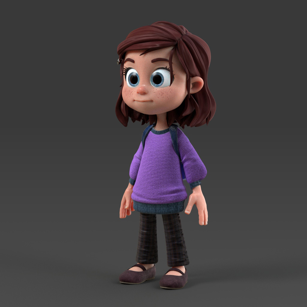 Final Quinn rig model by Matias Zadicoff