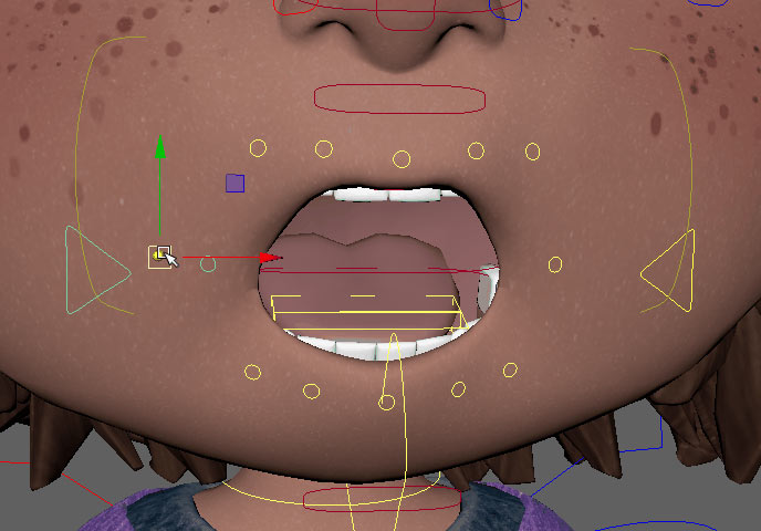 Rigging the mouth of Animation Mentor's Quinn rig