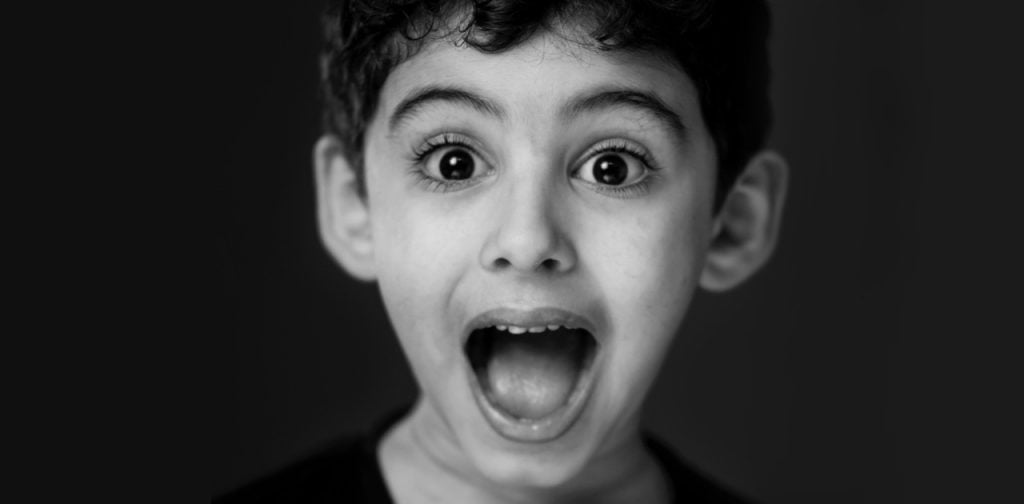 Surprised Child via Mohamed Abdelgaffar