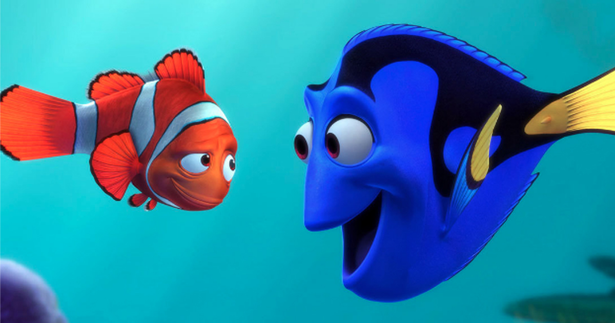 Marlin and Dory in Finding Nemo