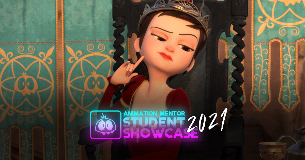 Animation Mentor 2021 Student Showcase still of a haughty queen