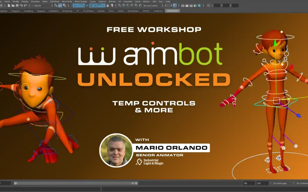 Free Workshop: animBot Temp Controls for Maya